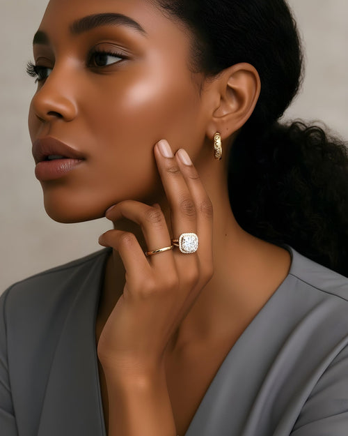 Diamond Halo Ring