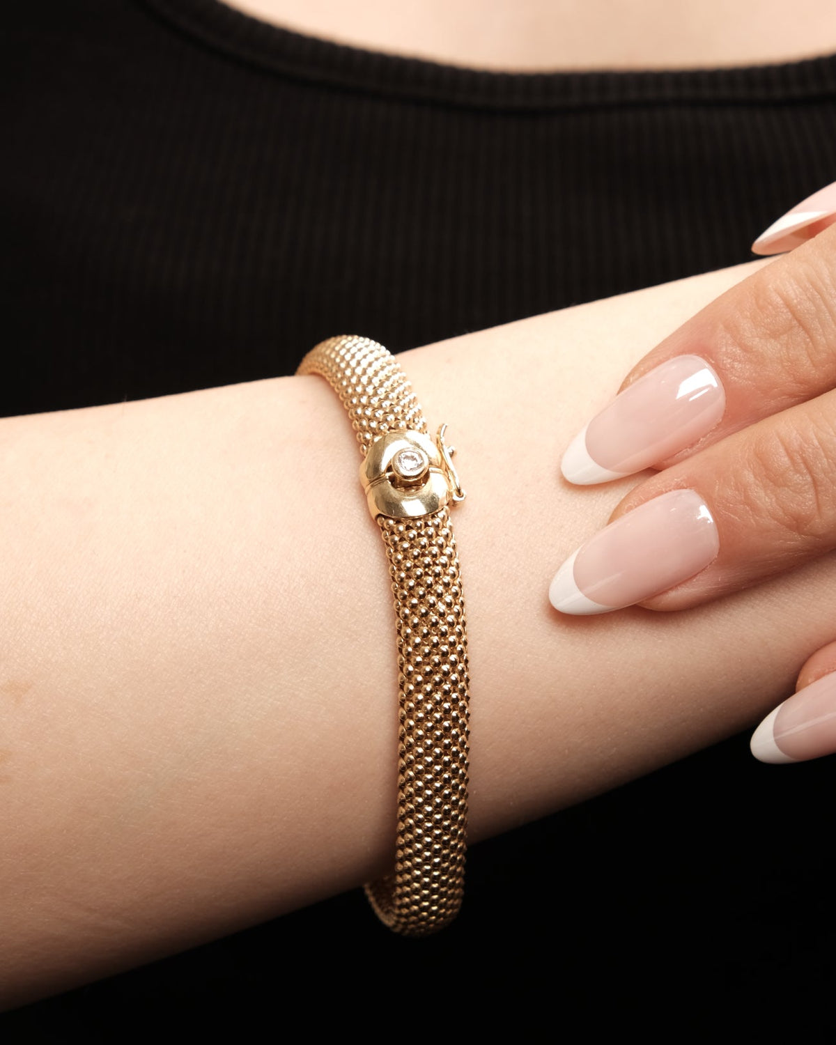 Mesh Gold Bracelet-50
