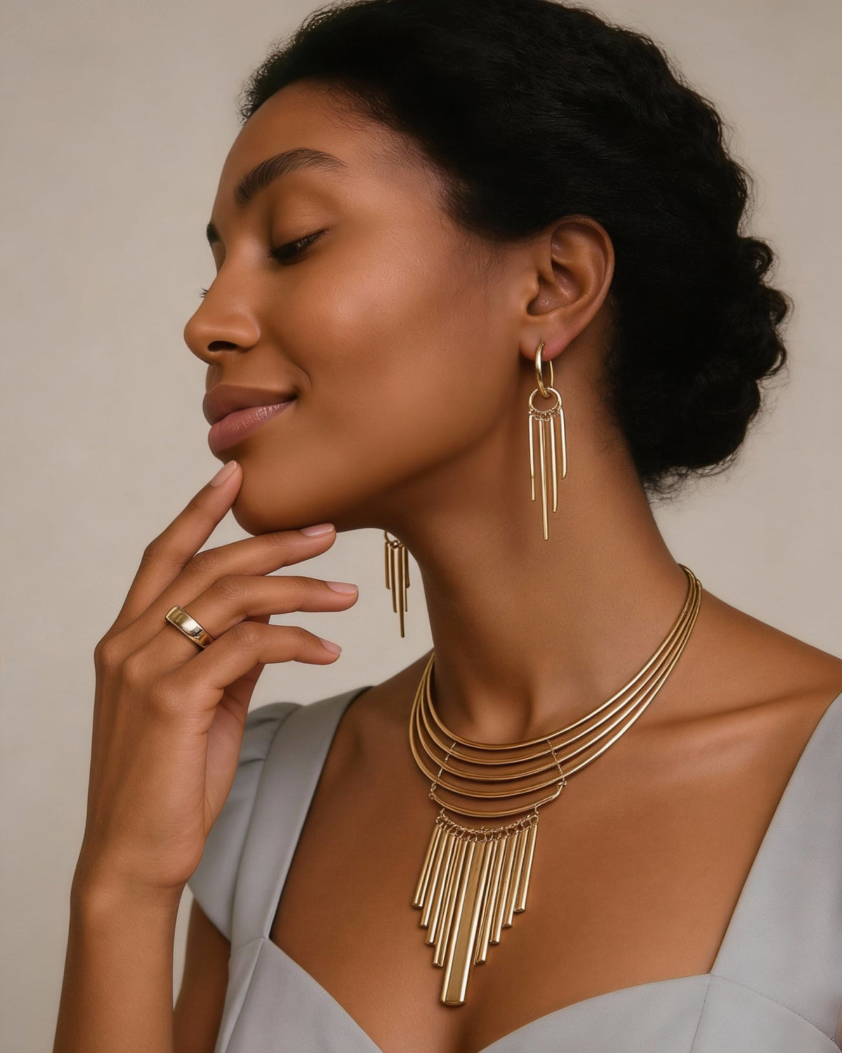 Layered Gold Necklace