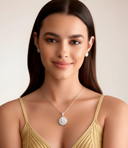 Diamond Bloom Necklace